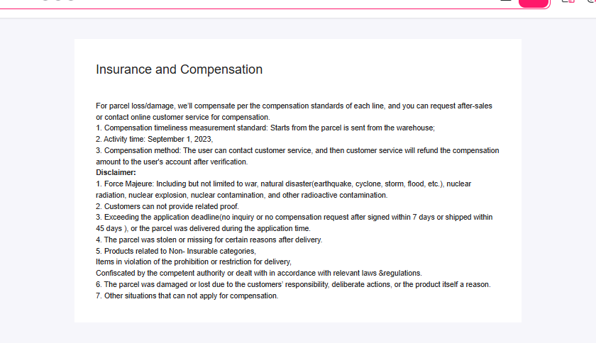 The Insurance and Compensation article with its claim windows and exclusions